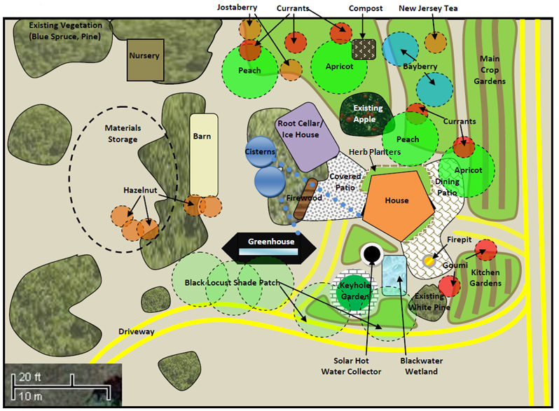 Realeyes Farm Permaculture Design Zone 1 Layout Details Realize